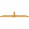 Ekena Millwork Eugene Rough Sawn Timber Gable Bracket, Western Red Cedar, 108"W x 27"H x 4"D x 6"F, 6/12 Pitch GBW108X27X0406EUG00RWR - alternate 5